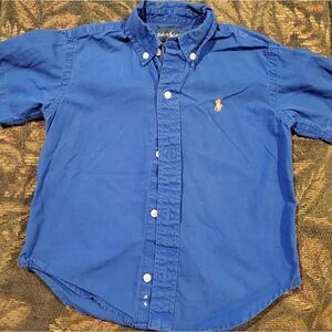 Royal Blue Button Down Dress Shirt